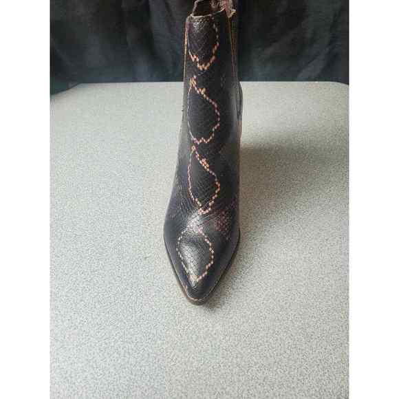 Steve Maden ankle boots brown Snake print sz 9.5 - Picture 7 of 7